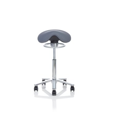 Futura Balans sadelstol i konstläder med bästa ergonomi och komfort